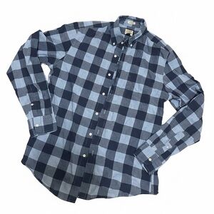 Men's JCrew Blue Medium Checkered Shirt 👕